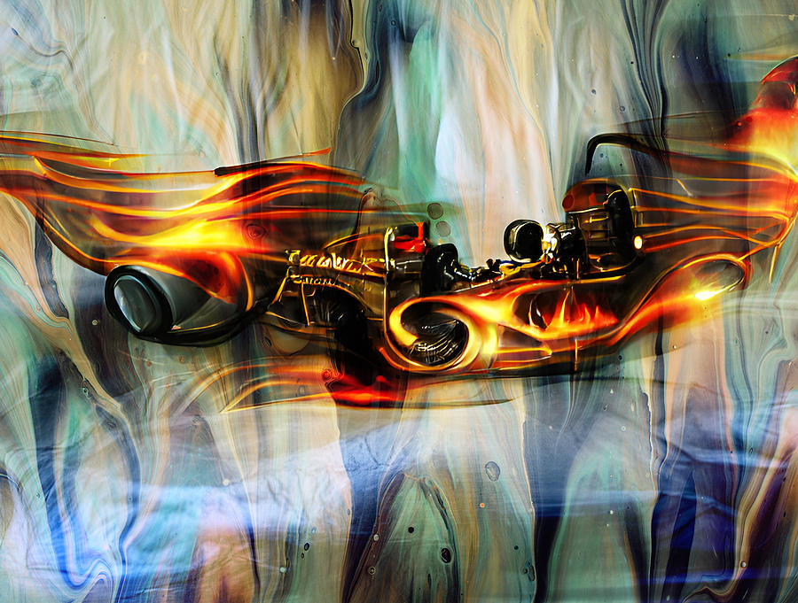 Formula One Racing Car Photograph by Cate Franklyn
