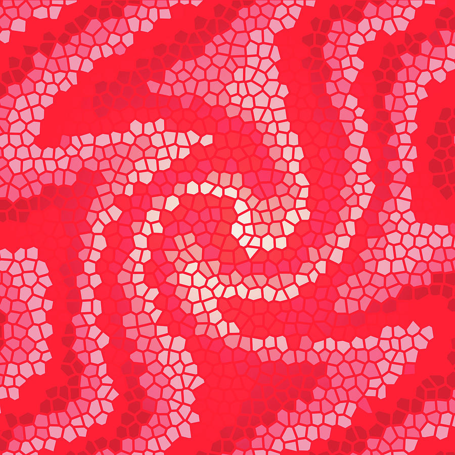 Abstract Digital Art - Formulation Red by Jeremy Edsall Abstract Digital Art - Formulation Red by Jeremy Edsall