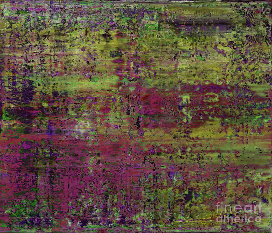 Forrest abstract painting. Richter inspired. Painting by Green Palace ...