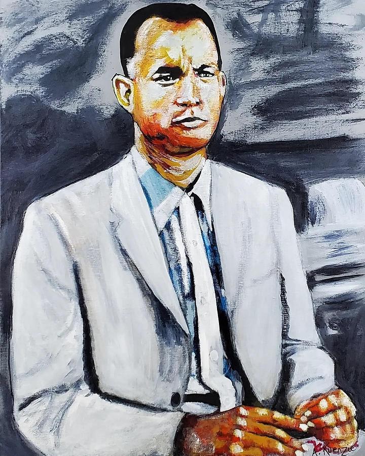 Forrest/Tom Hanks Painting by Amy Kuenzie