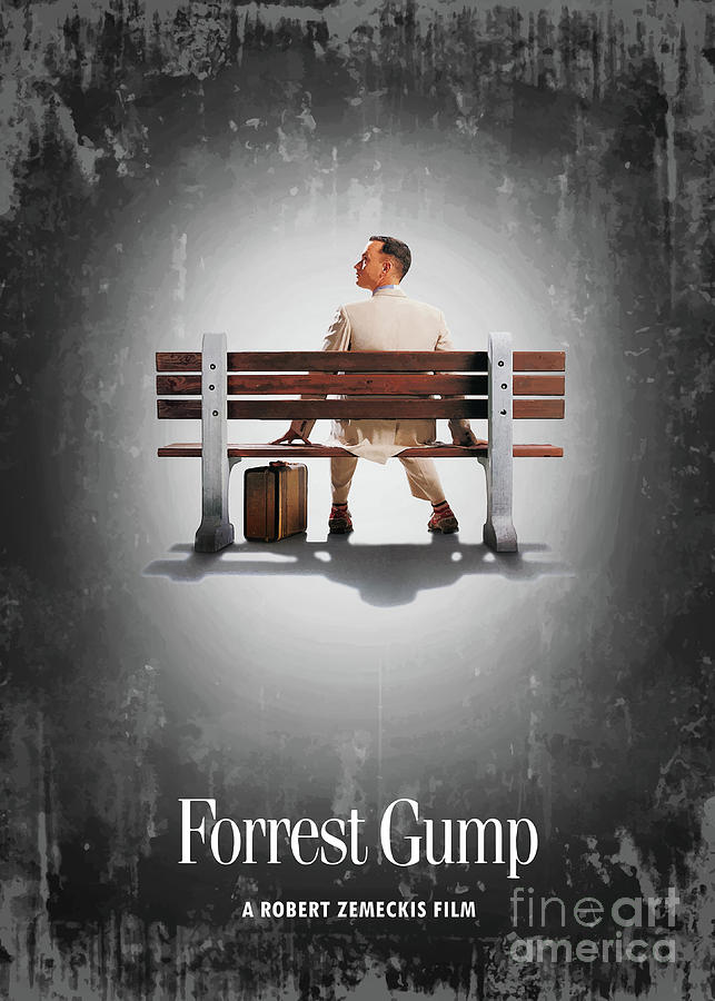 Forrest Gump Digital Art - Forrest Gump by Bo Kev