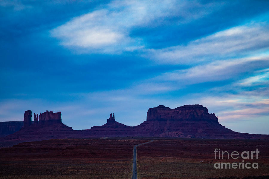 Forrest Gump Hill Near Monument Valley Photograph by JD Smith
