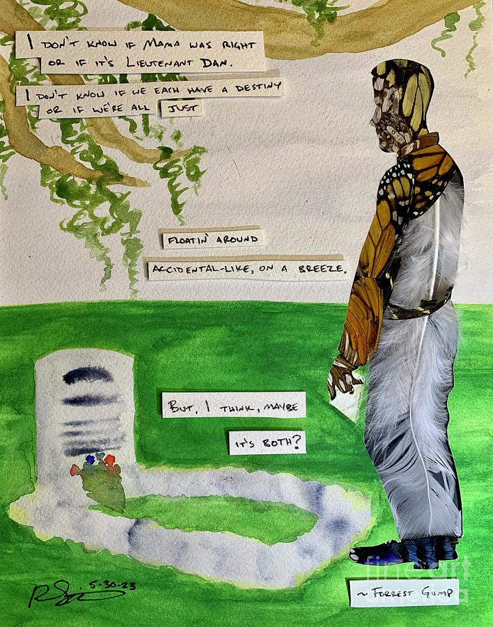 Forrest Gump Mixed Media - Forrest Gump - Jennys Grave by Ryan Smithson Forrest Gump Mixed Media - Forrest Gump - Jennys Grave by Ryan Smithson