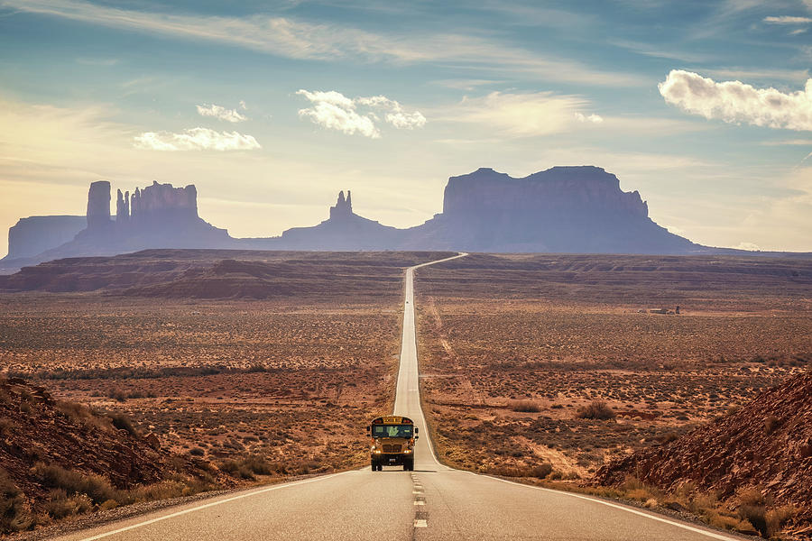 Forrest Gump Road Monument Valley Photograph by Martin Podt Fine Art America