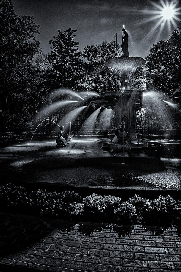 Forsyth Fountain III Photograph by Tom Singleton