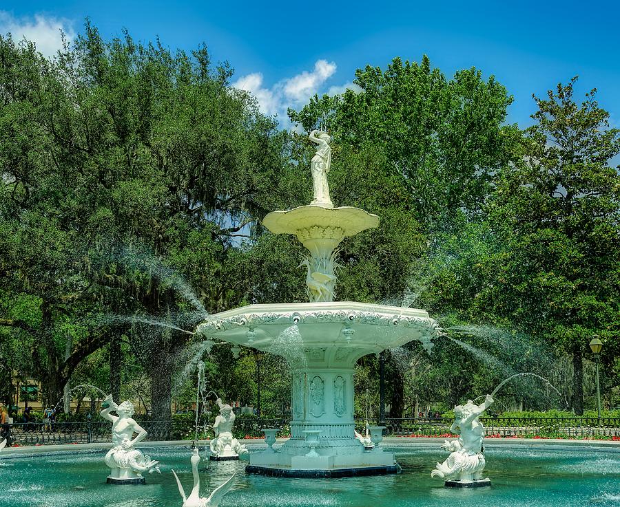 Forsyth Park Fountain Photograph by Mountain Dreams - Fine Art America