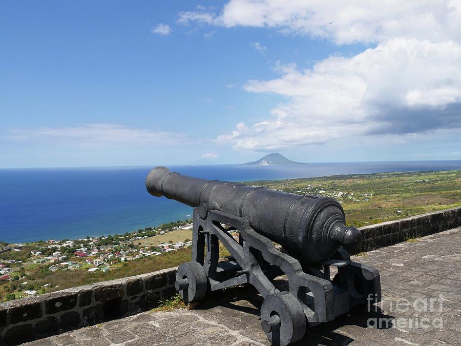 Fort Brimstone Hill cannon, St. Kitts Photograph by On da Raks