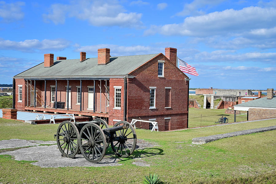 fort Clinch and cannons Photograph by Ed Stokes - Fine Art America