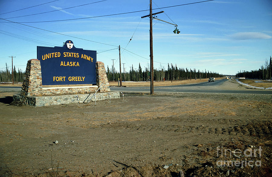 Fort Greely Photograph - Fort Greely on the Richardson Highway South of Delta Junction, Alaska 1970 by Monterey County Historical Society