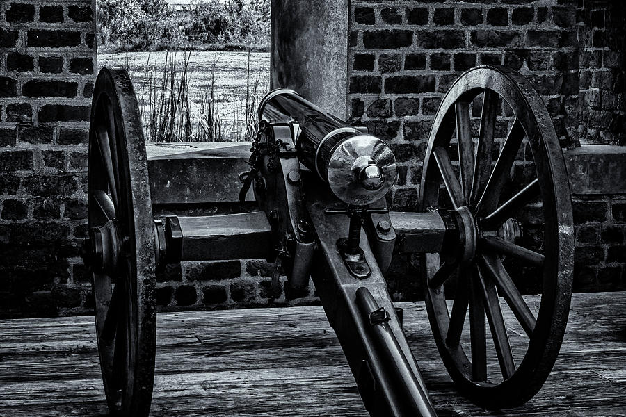 Fort Jackson Cannon Photograph by Tom Singleton
