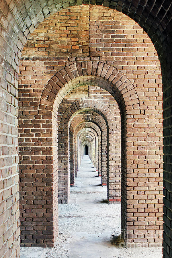Fort Jefferson Arches Photograph by Tina Uihlein