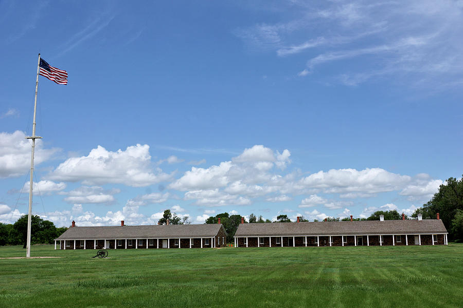 Fort Larned National Historical Site - Parade Grounds And Barracks 2 ...