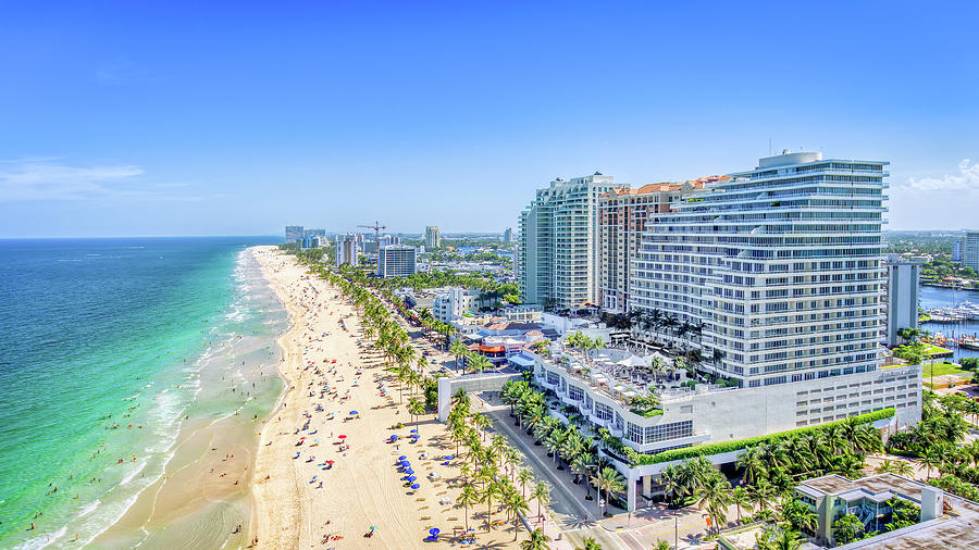 Fort Lauderdale from above Photograph by Florida Fine Art Photography ...