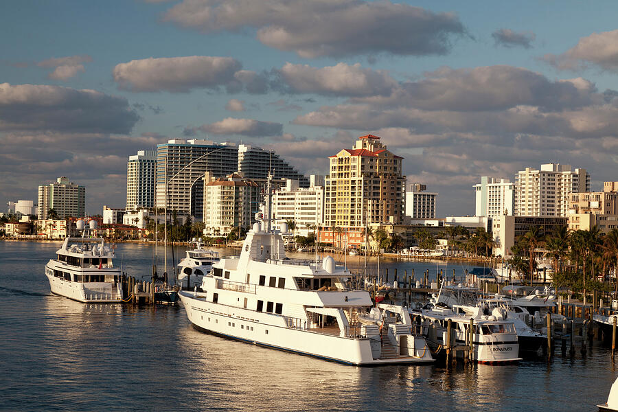 Fort Lauderdale yachts 1 Photograph by David Smith