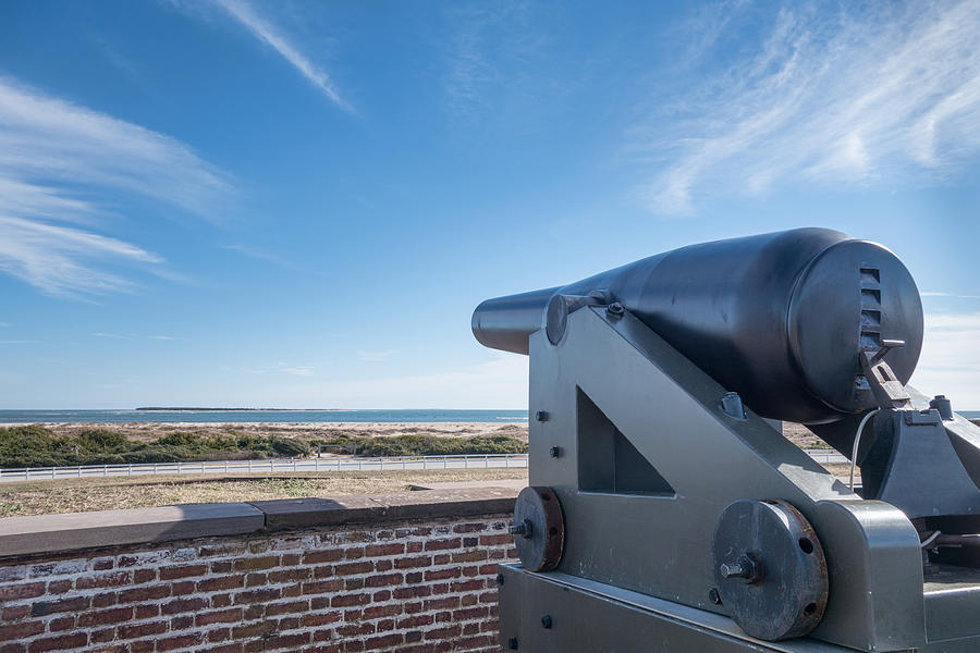 Fort Macon Cannon -1 Photograph by Rudy Umans