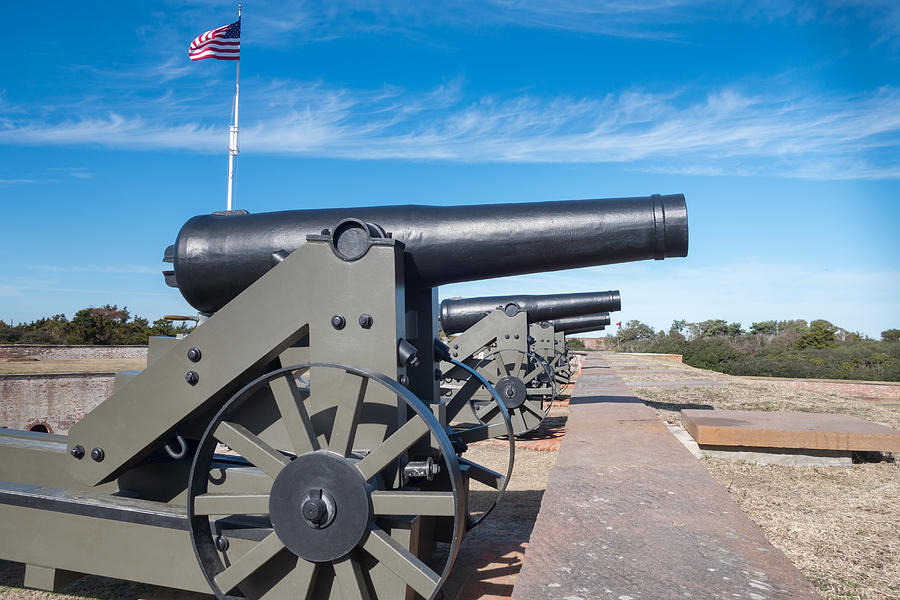 Fort Macon Cannons - 4 Photograph