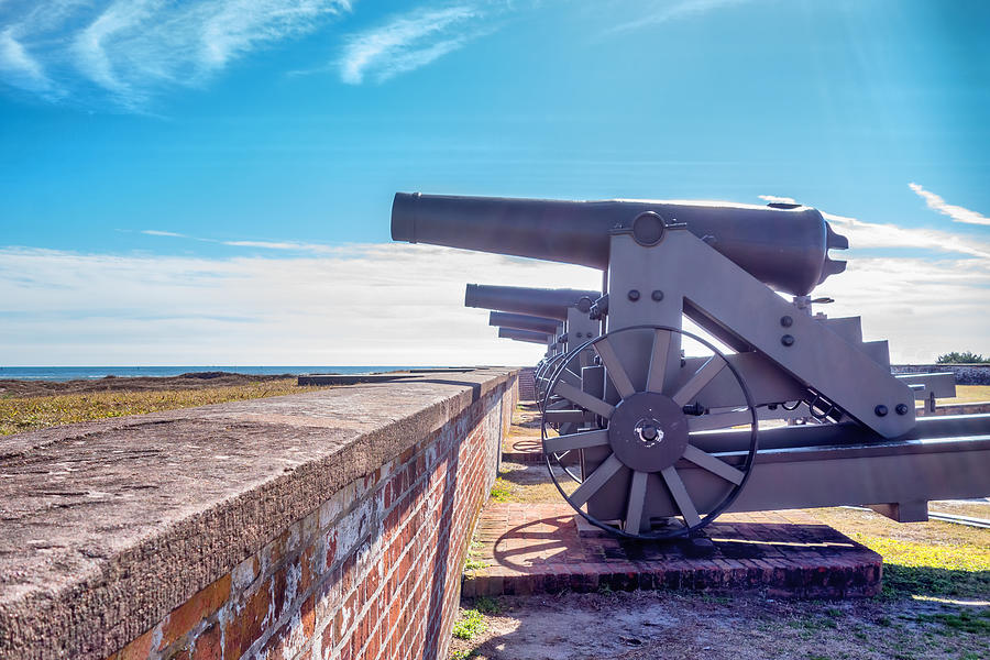Fort Macon Cannons - 5 Photograph