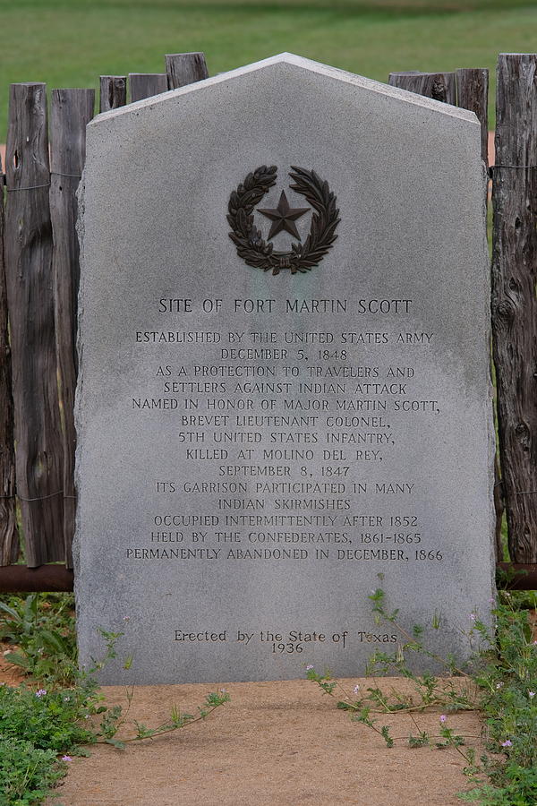 Fort Martin Scott Photograph