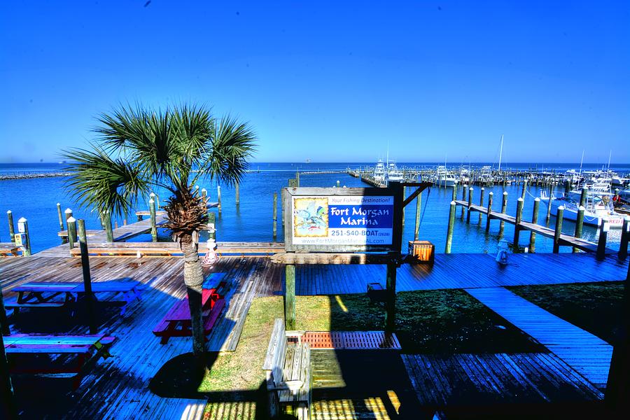 Fort Morgan Marina Photograph by Paul Lindner - Fine Art America