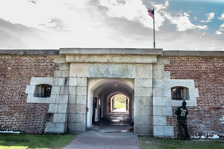 Fort Moultrie Postern Tunnel Photograph