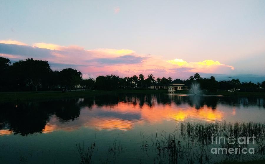 Fort Myers Sunset Photograph by Claudia Zahnd-Prezioso