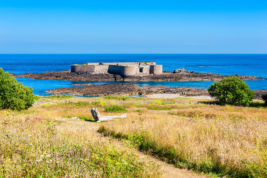 Fort Off The Coast of Alderney Photograph by © Allard Schager