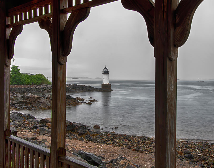 Fort Pickering Light - Winter Island Light - Salem MA Photograph by Joann Vitali