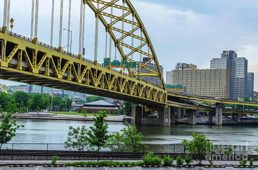 Fort Pitt Bridge and Pittsburgh Photograph by Thomas R Fletcher