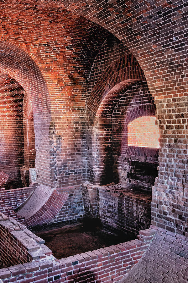Fort Pulaski Bricks Photograph by Tom Singleton