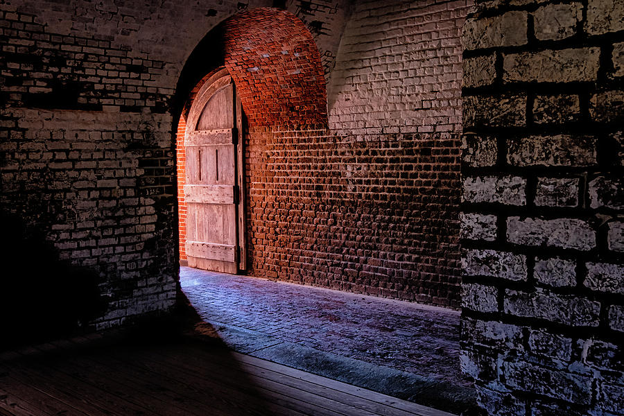 Fort Pulaski Door Photograph by Tom Singleton