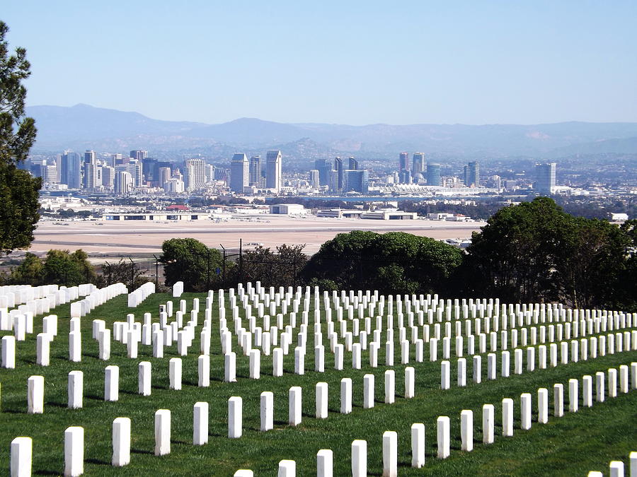 Fort Rosecrans National Cemetery Photograph by Peter Antos - Fine Art ...