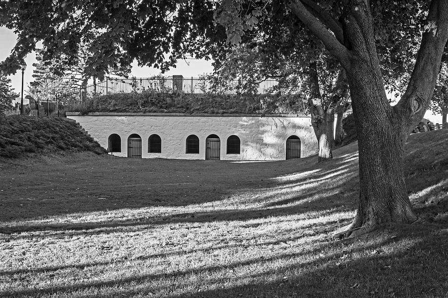 Fort Sewall Marblehead MA Black and White Photograph by Toby McGuire
