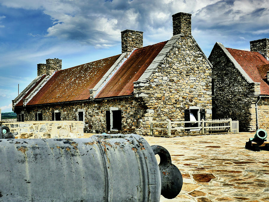 Adirondacks Photograph - Fort Ticonderoga Past and Present 4 by James Frazier