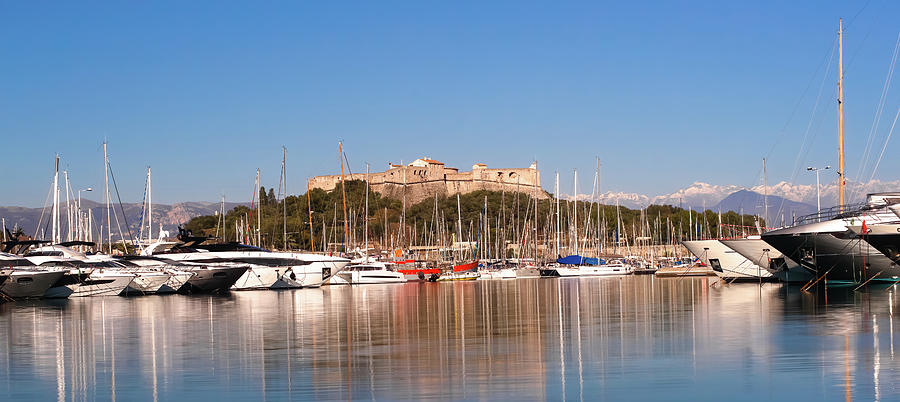 Fort Vauban and port of Antibes Photograph by Jean-Luc Farges
