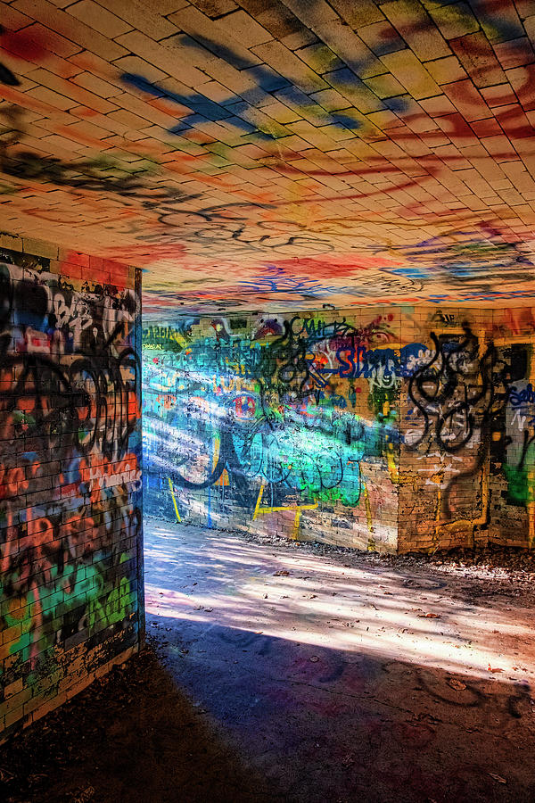 Fort Wetherill Graffiti Photograph by Tom Singleton