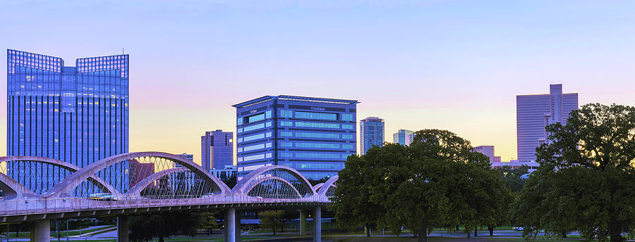 Fort Worth Photograph - Fort Worth Pano 092920 by Rospotte Photography