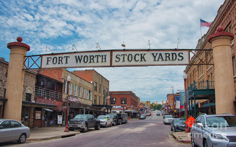 Fort Worth Stockyards Photograph by Andrea Anderegg