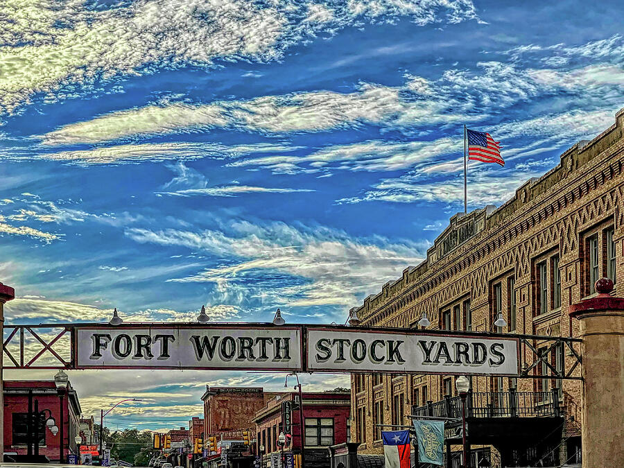 Fort Worth Stockyards Photograph by Judy Vincent