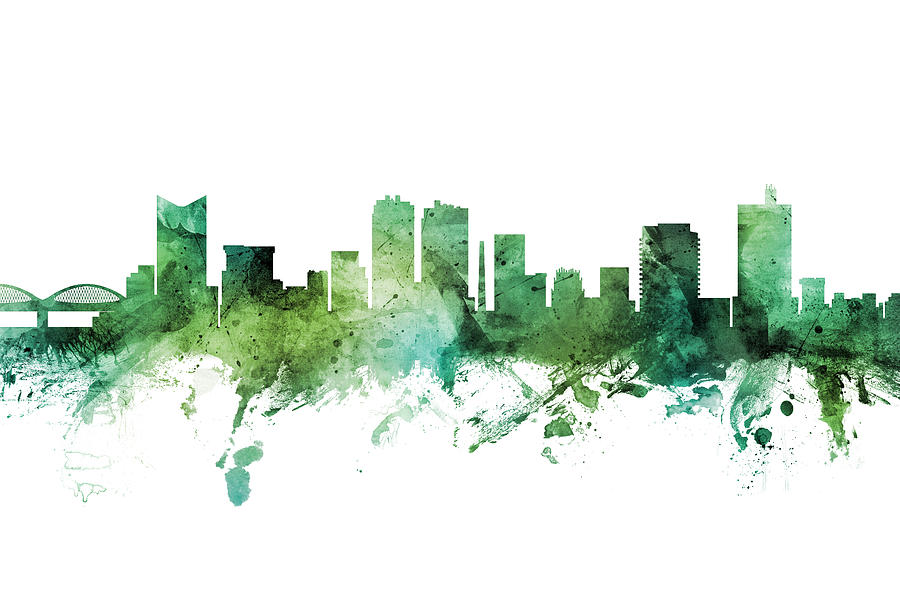 Fort Worth Texas Skyline #19 Digital Art by Michael Tompsett - Fine Art ...