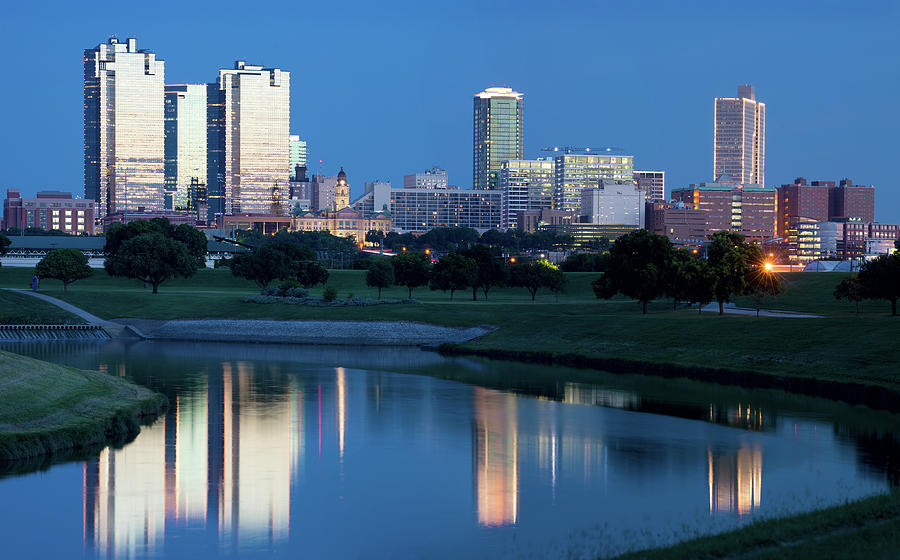 Fort Worth Water Reflection 062320 Photograph by Rospotte Photography ...