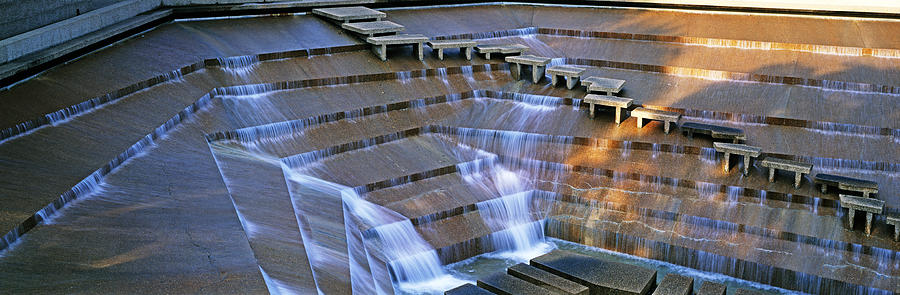 Fort Worth Water Gardens Photograph by Murat Taner