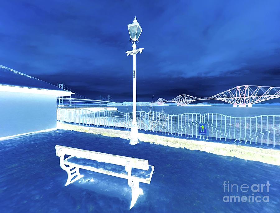 Bridge Digital Art - Forth Railway Bridge Queensferry Edinburgh pr024 by Douglas Brown