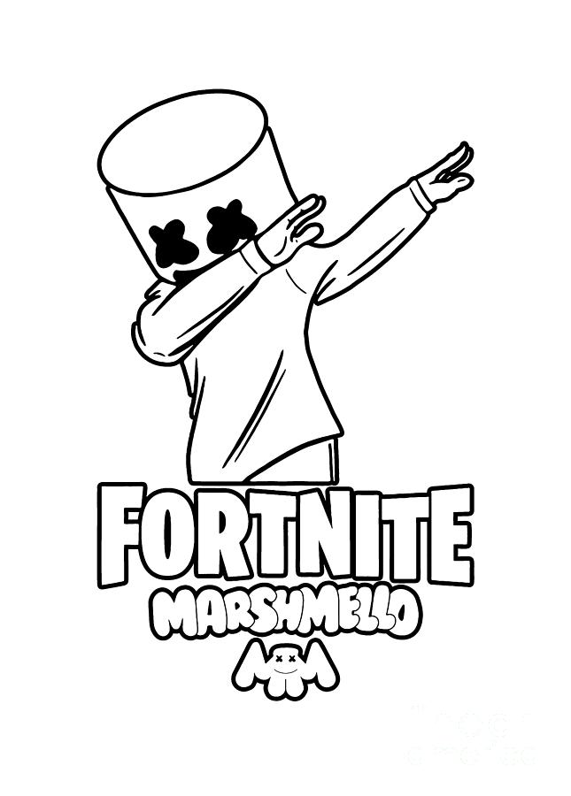 Fortnite Marshmello Digital Art By Kuinthala Kiesha 