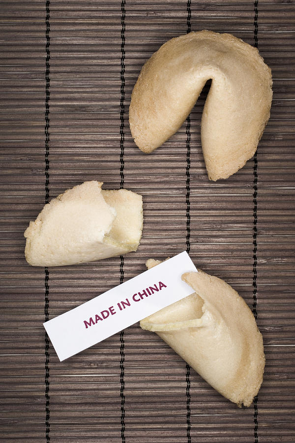 Fortune cookies, one broken, close-up Photograph by Jorg Greuel