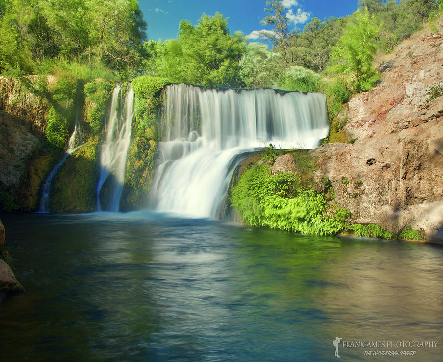 Fossil Creek Falls Photograph by Franklin Ames - Pixels