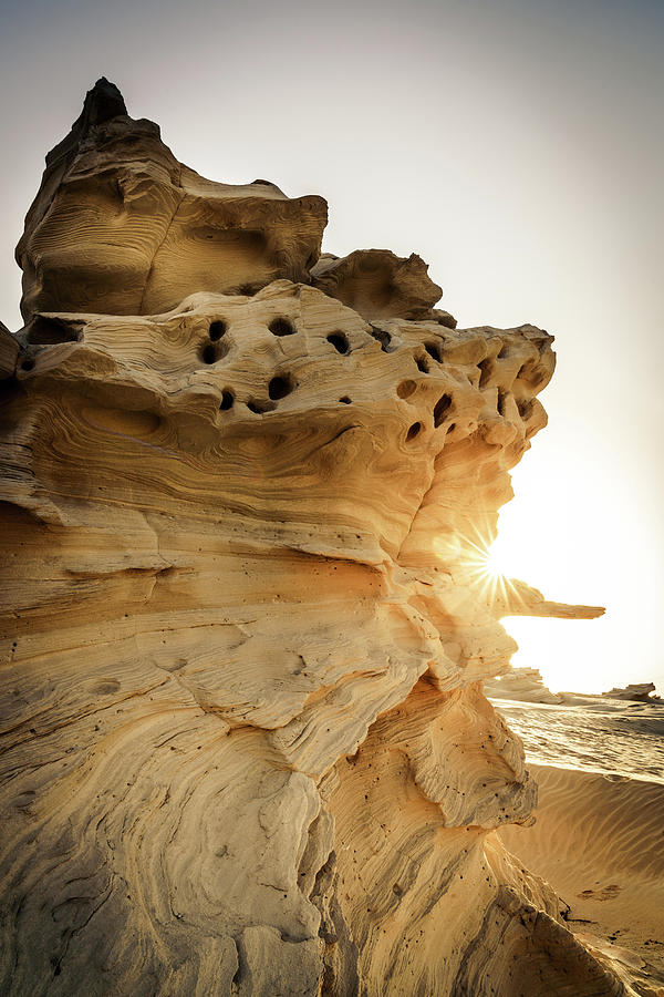 Fossil Dunes in Abu Dhabi Photograph by Alexey Stiop