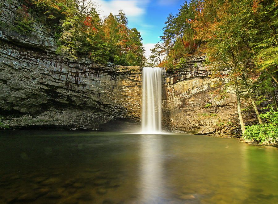 Foster Falls in Autumn 1 Photograph by James Frazier - Fine Art America