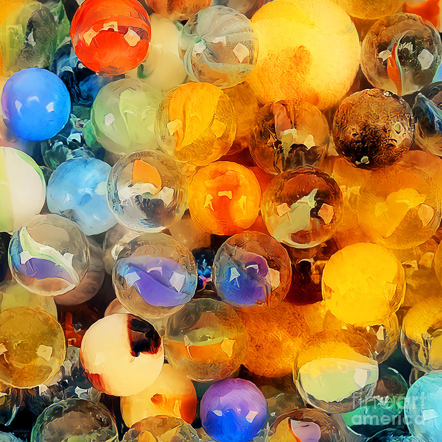 Found My Marbles 20210910 square Photograph by Wingsdomain Art and Photography