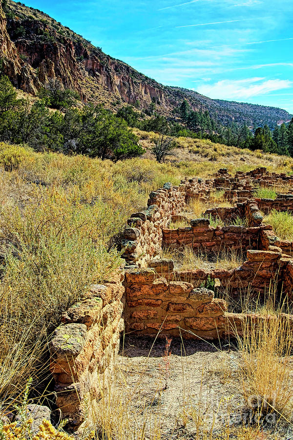 Bandelier National Monument Photograph - Foundation by Jon Burch Photography