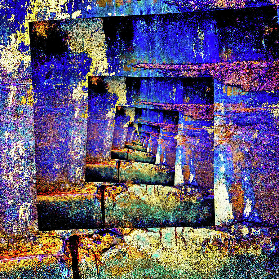 Infinite Decay Bob Orsillo Abstract Mill Foundation Tunnel  A Fine Art Exploration of Repetition and Photograph by Bob Orsillo